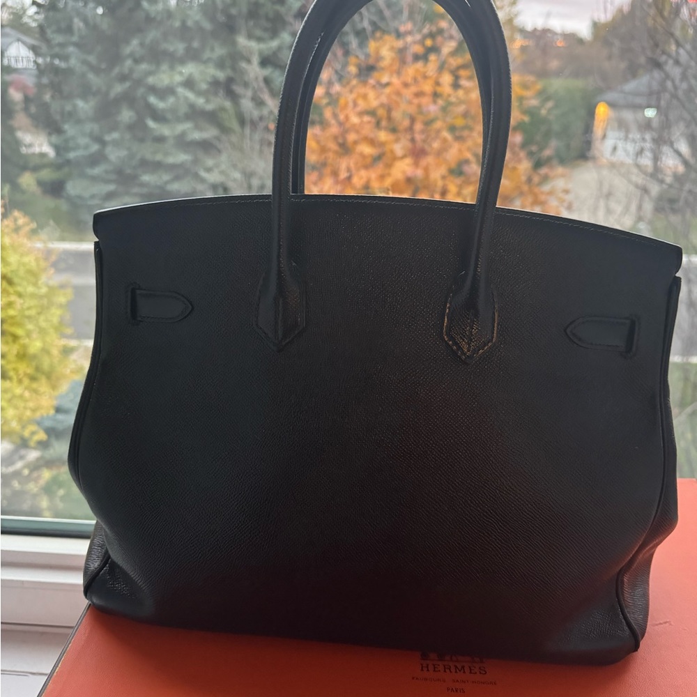 Hermes Birkin 35 Black Veau Epsom with gold hardware - Picture 10 of 17